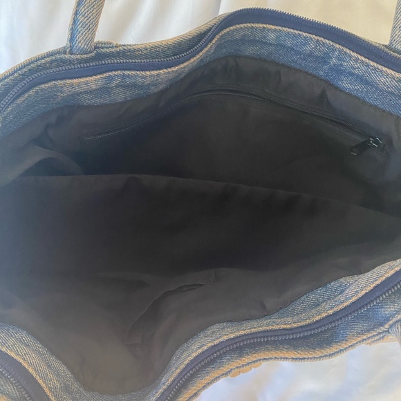 Vintage jean shoulder bag #vintage #denim - Picture 3 of 3